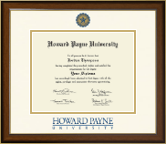 Howard Payne University Dimensions Diploma Frame in Westwood