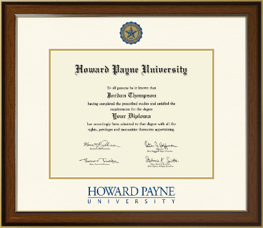 Howard Payne University diploma frame - Dimensions Diploma Frame in Westwood