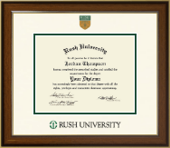 Rush University Dimensions Diploma Frame in Westwood