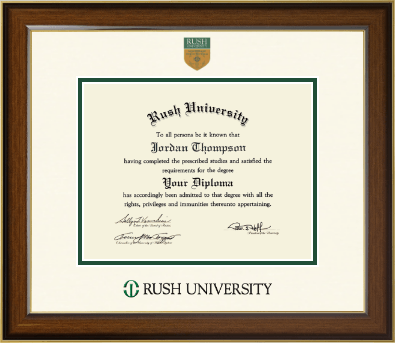 Rush University diploma frame - Dimensions Diploma Frame in Westwood