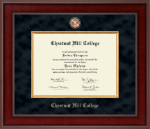 Chestnut Hill College Presidential Masterpiece Diploma Frame in Jefferson