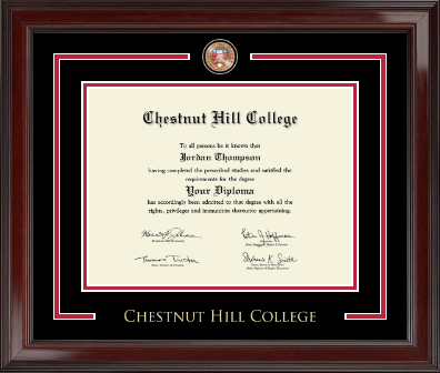 Chestnut Hill College diploma frame - Showcase Edition Diploma Frame in Encore