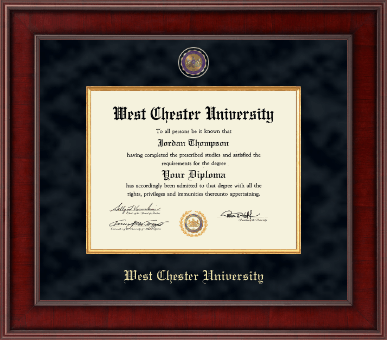 West Chester University diploma frame - Presidential Masterpiece Diploma Frame in Jefferson