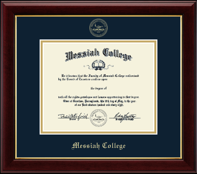 Messiah College diploma frame - Gold Embossed Diploma Frame in Gallery