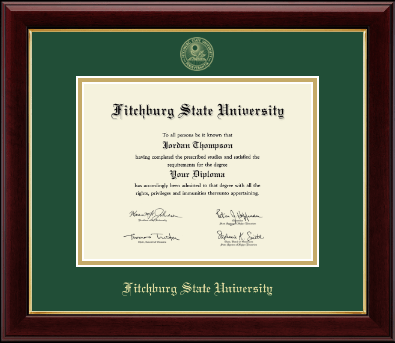 Fitchburg State University diploma frame - Gold Embossed Diploma Frame in Gallery