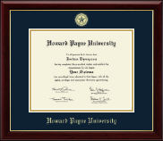 Howard Payne University diploma frame - Gold Embossed Diploma Frame in Gallery