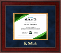 NALA The Paralegal Association certifcate frame - Presidential Edition Certificate Frame in Jefferson