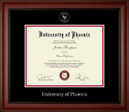 University of Phoenix diploma frame - Silver Embossed Diploma Frame in Cambridge
