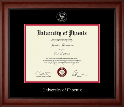 University of Phoenix diploma frame - Silver Embossed Diploma Frame in Cambridge