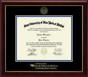 University at Buffalo Gold Embossed Diploma Frame in Gallery