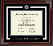 Shawnee State University Showcase Edition Diploma Frame in Encore