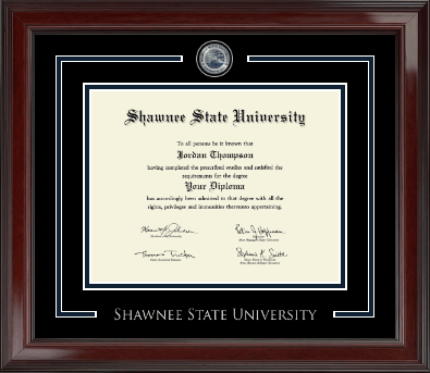 Shawnee State University diploma frame - Showcase Edition Diploma Frame in Encore
