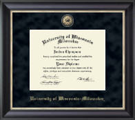 University of Wisconsin-Milwaukee diploma frame - Regal Edition Diploma Frame in Noir