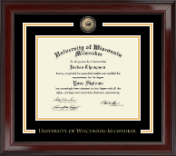University of Wisconsin-Milwaukee diploma frame - Showcase Edition Diploma Frame in Encore