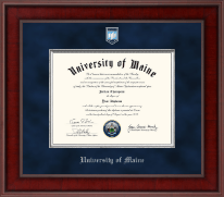 The University of Maine Orono Presidential Masterpiece Diploma Frame in Jefferson