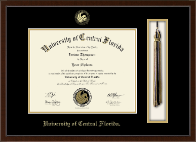 University of Central Florida diploma frame - Tassel & Cord Diploma Frame in Delta