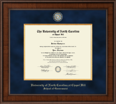 University of North Carolina Chapel Hill diploma frame - Presidential Masterpiece Diploma Frame in Madison