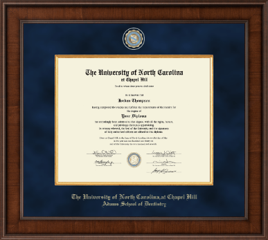 University of North Carolina Chapel Hill diploma frame - Presidential Masterpiece Diploma Frame in Madison