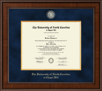 University of North Carolina Chapel Hill diploma frame - Presidential Masterpiece Diploma Frame in Madison