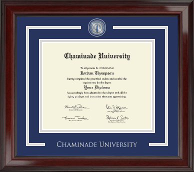 Chaminade University diploma frame - Showcase Edition Diploma Frame in Encore