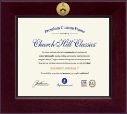 Phi Kappa Tau Fraternity certificate frame - Century Gold Engraved Certificate Frame in Cordova