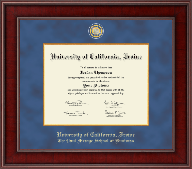 University of California Irvine diploma frame - Presidential Masterpiece Diploma Frame in Jefferson