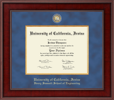University of California Irvine diploma frame - Presidential Masterpiece Diploma Frame in Jefferson