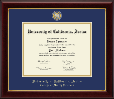 University of California Irvine diploma frame - Masterpiece Medallion Diploma Frame in Gallery