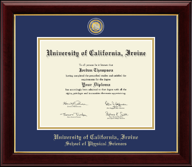 University of California Irvine diploma frame - Masterpiece Medallion Diploma Frame in Gallery