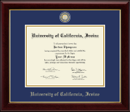 University of California Irvine Masterpiece Medallion Diploma Frame in Gallery