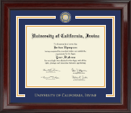 University of California Irvine Showcase Edition Diploma Frame in Encore