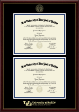 University at Buffalo Double Diploma Frame in Galleria