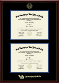 Double Diploma Frame