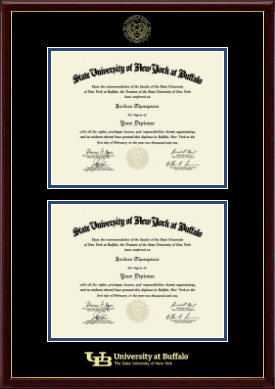 University at Buffalo diploma frame - Double Diploma Frame in Galleria