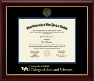 University at Buffalo diploma frame - Gold Embossed Diploma Frame in Gallery