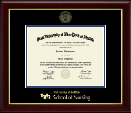 University at Buffalo diploma frame - Gold Embossed Diploma Frame in Gallery