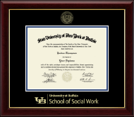 University at Buffalo diploma frame - Gold Embossed Diploma Frame in Gallery