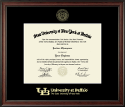 University at Buffalo Gold Embossed Diploma Frame in Studio