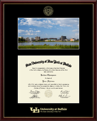University at Buffalo diploma frame - North Campus Scene Diploma Frame in Galleria