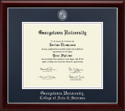 Georgetown University diploma frame - Masterpiece Medallion Diploma Frame in Gallery Silver