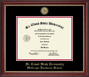 St. Cloud State University diploma frame - Masterpiece Medallion Diploma Frame in Kensington Gold
