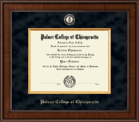 Palmer College of Chiropractic Iowa Presidential Masterpiece Diploma Frame in Madison