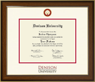 Denison University  Dimensions Diploma Frame in Westwood