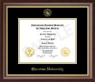 Quantum University diploma frame - Gold Embossed Diploma Frame in Hampshire