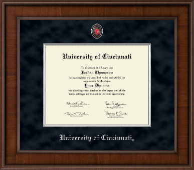 University of Cincinnati diploma frame - Presidential Masterpiece Diploma Frame in Madison