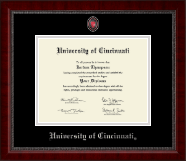 University of Cincinnati Masterpiece Medallion Diploma Frame in Sutton