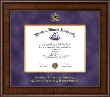 Western Illinois University diploma frame - Presidential Masterpiece Diploma Frame in Madison