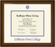 LeMoyne-Owen College Dimensions Diploma Frame in Westwood