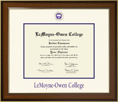 LeMoyne-Owen College diploma frame - Dimensions Diploma Frame in Westwood