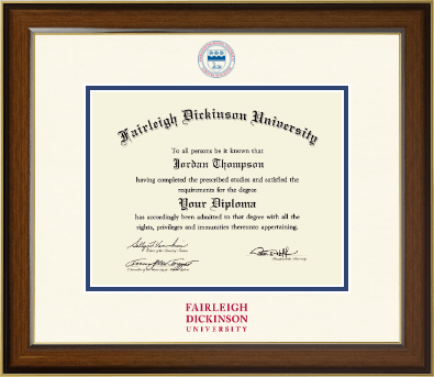 Fairleigh Dickinson University diploma frame - Dimensions Diploma Frame in Westwood